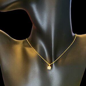 1 Carat Moissanite Necklace